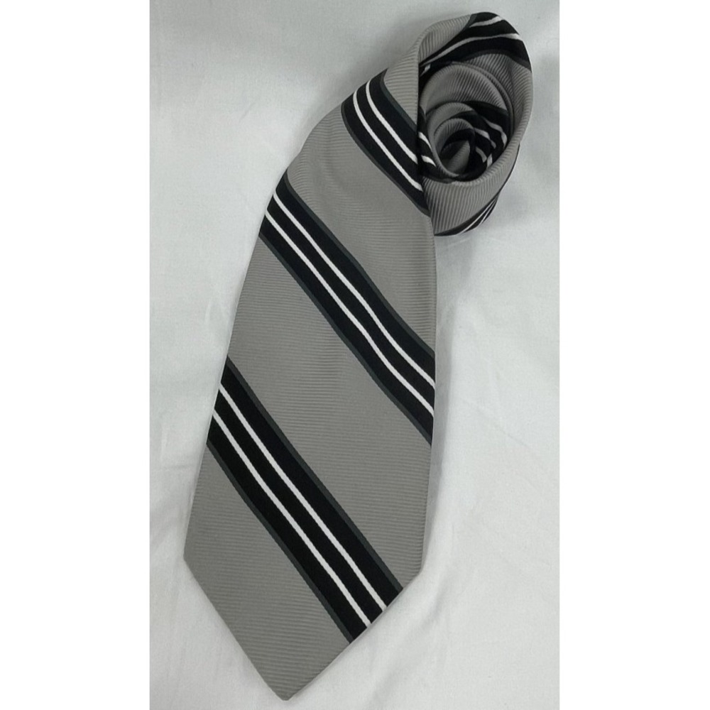 Designer Collection By Regal‎ Mens Stripes Necktie Tie Blue